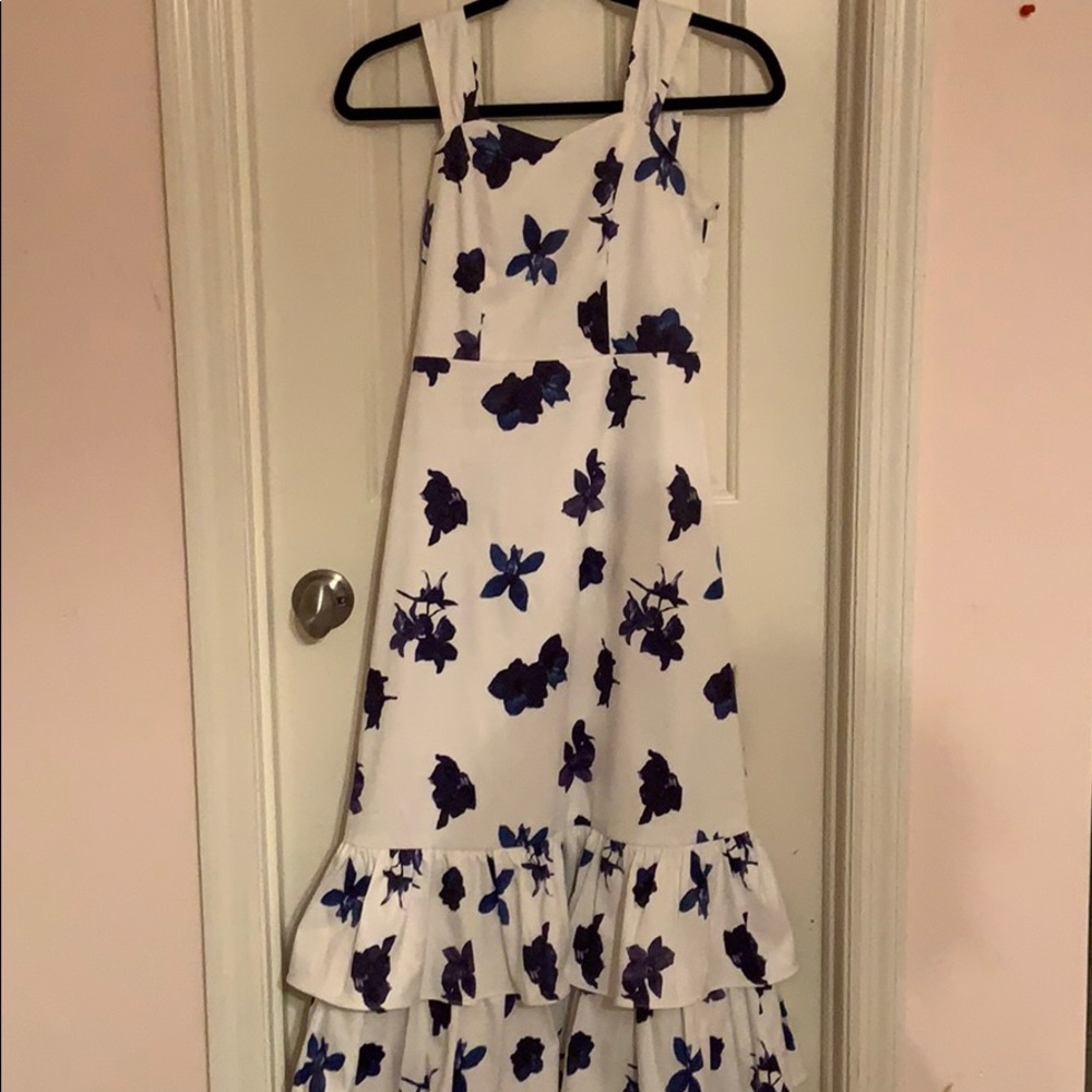 Chasing Fireflies Girls Blue Flower Formal Dress